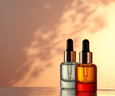 Skincare serum and facial treatment products